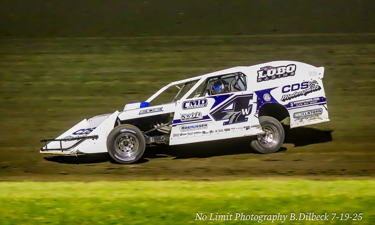 Wolff Scores Funkadelic Night Two Win at Salina Highbanks Speedway